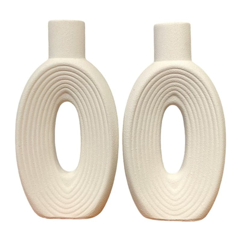 White Series Vase 3-19 {Each Piece}