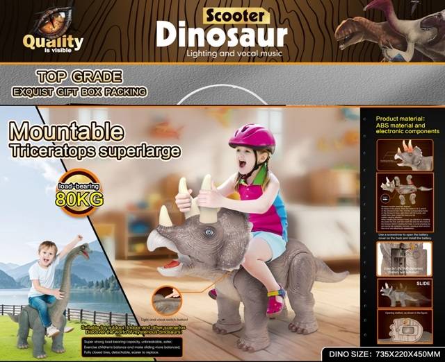 B/O Dinosaur Scooter with light& music