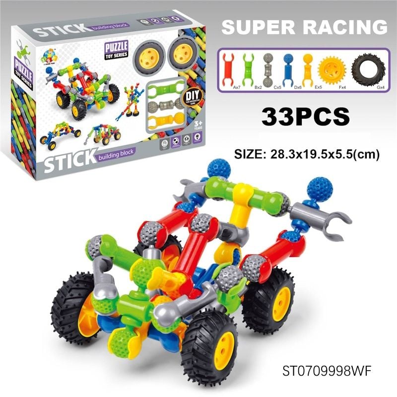 Diy Building Block, 33Pcs, W,Box F/P