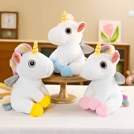 27Cm Unicorn Plush Toy Mix {Each Piece}