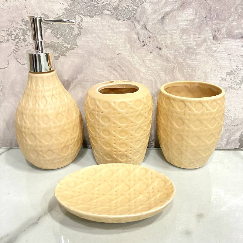 Ceramics Bathroom Set {set of 4}