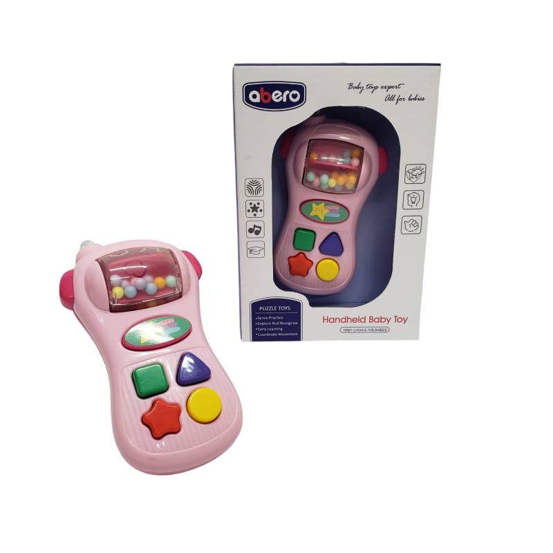 Handheld Baby Mobile Phone W Music 5 Ass