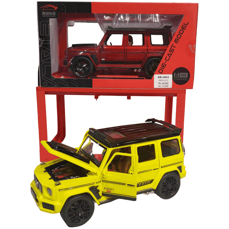 1:18 P/B Die Cast Car, Open Doors. W/Lig