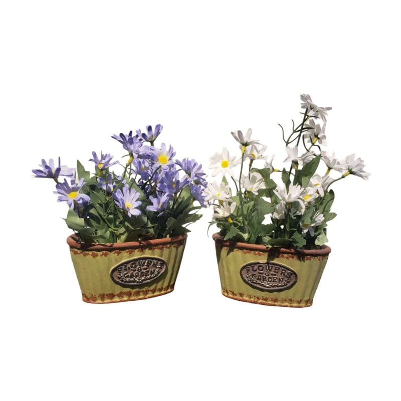 Mini Artificial Plant With Ceramic Bucket {Each Piece}