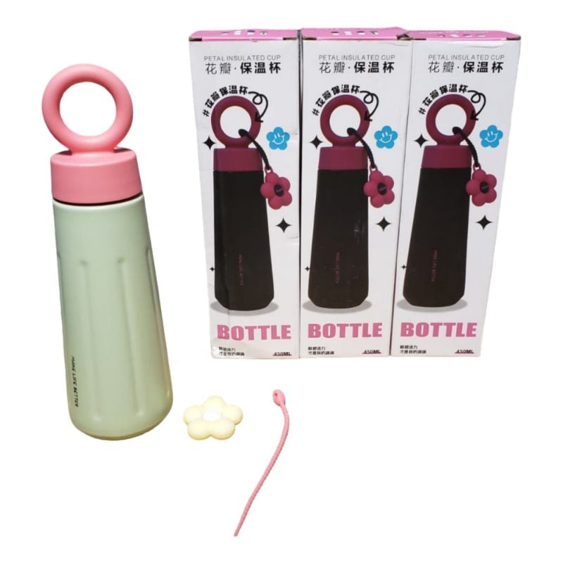 Cute Floral Charm 450ml Thermal Flask {Each Piece}