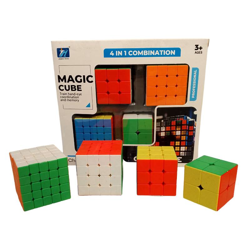 Magic Cube 4 Differnt Model Box