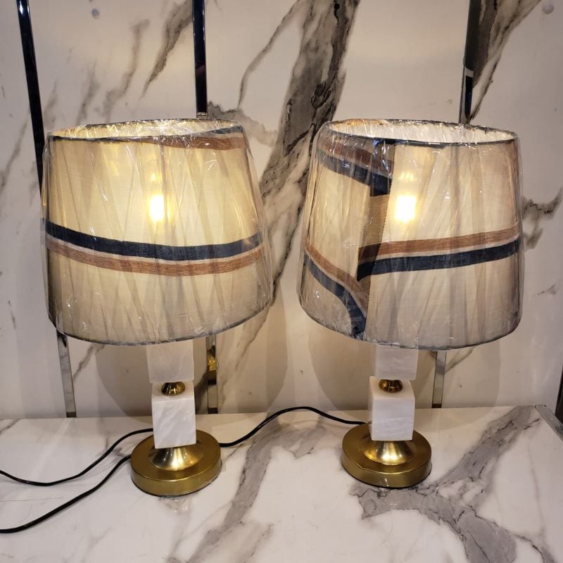 Marble Square Lamp {Each Piece}