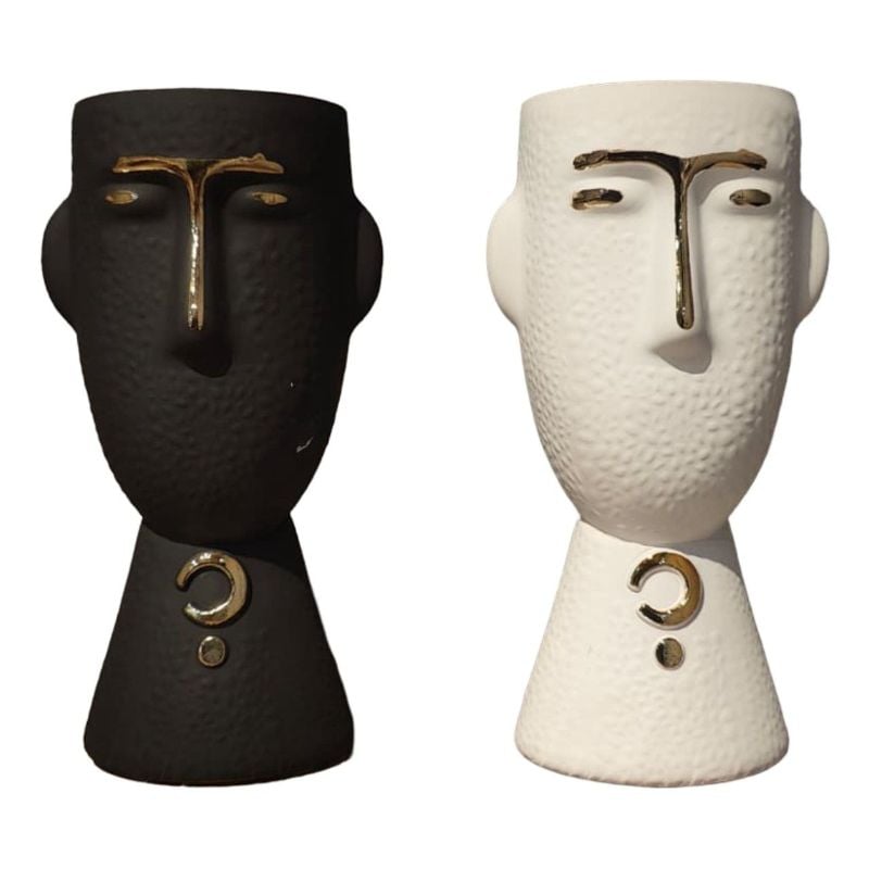 Face Vase W&B 16-13 {Each Piece}