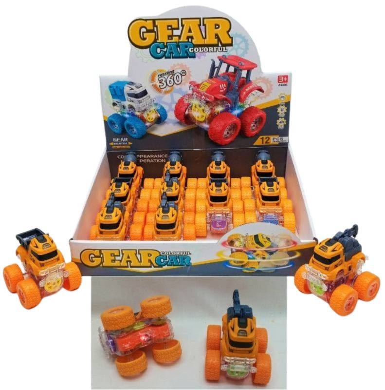Gear Friction Car With lights 12Pcs Box3