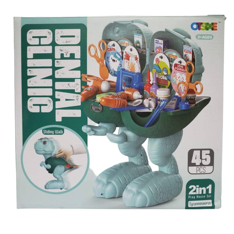 2 in 1 Dino Clinic Set 45Pcs.