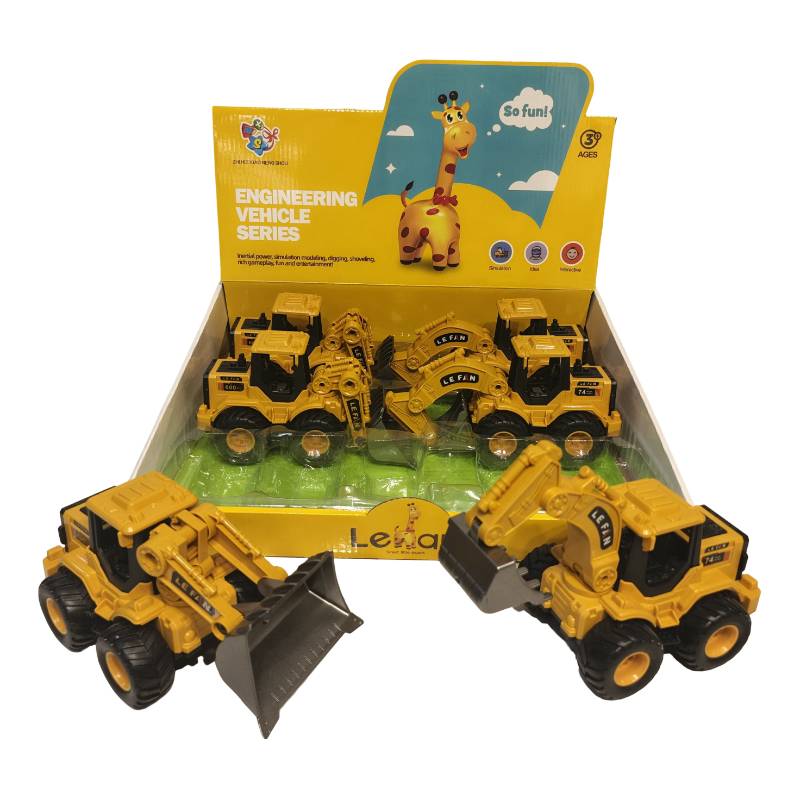 Fri Truck Set, 2 Asst, 6 Pcs/D.Bx