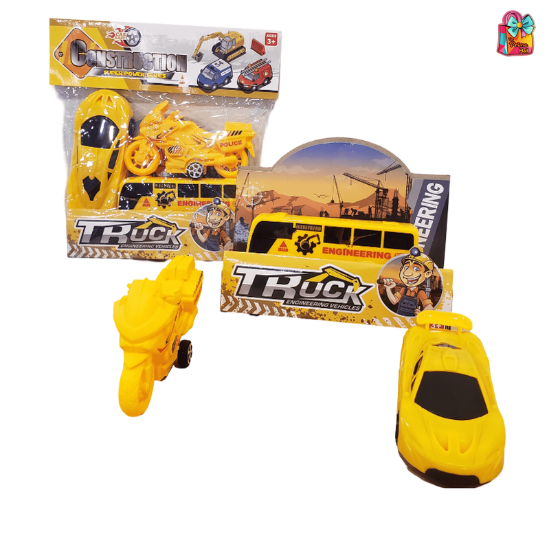 Pull Back Vehicles {Set Of 3}