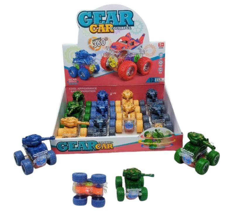 Gear Friction Car With lights 12Pcs Box5