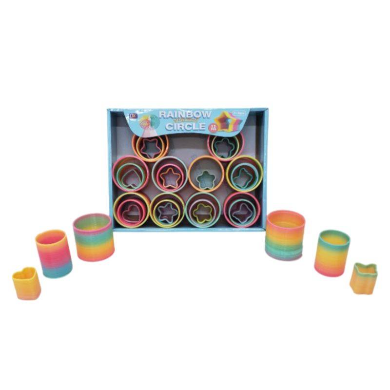 3 In 1 Rainbow Ring,36Pcs/D.B-5