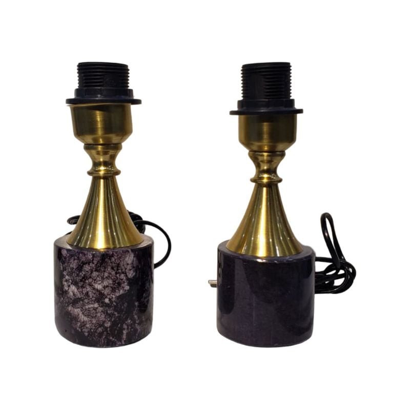 1 Piece Black Marble Base Lamp