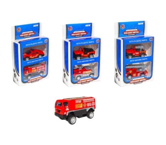 Rescue Heroes Moving-Part Die-Cast {Set Of two}