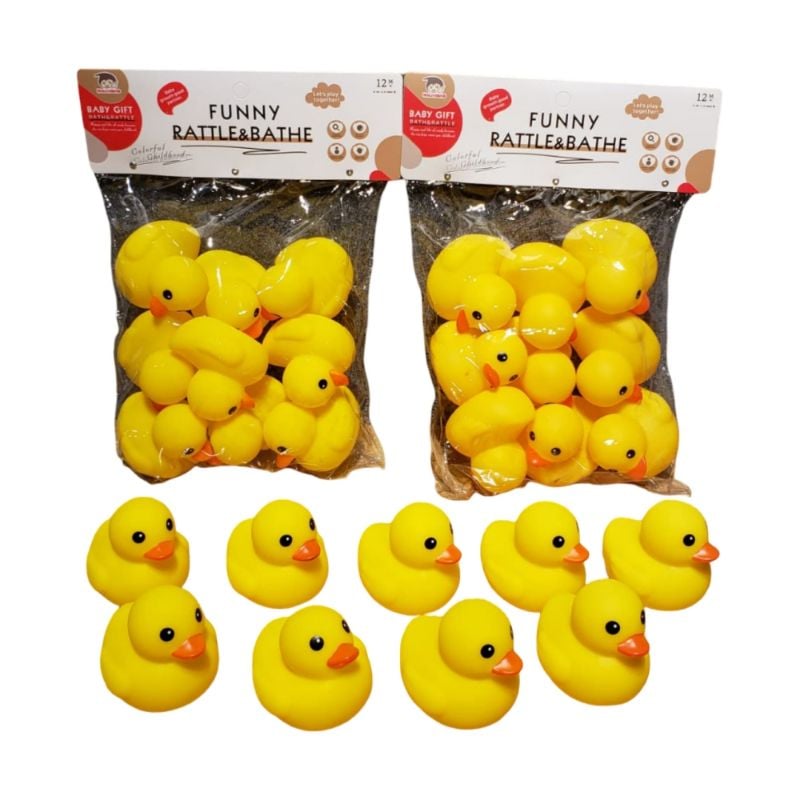 Chuchu Duck Set,9 Pcs,Pvch English Packing