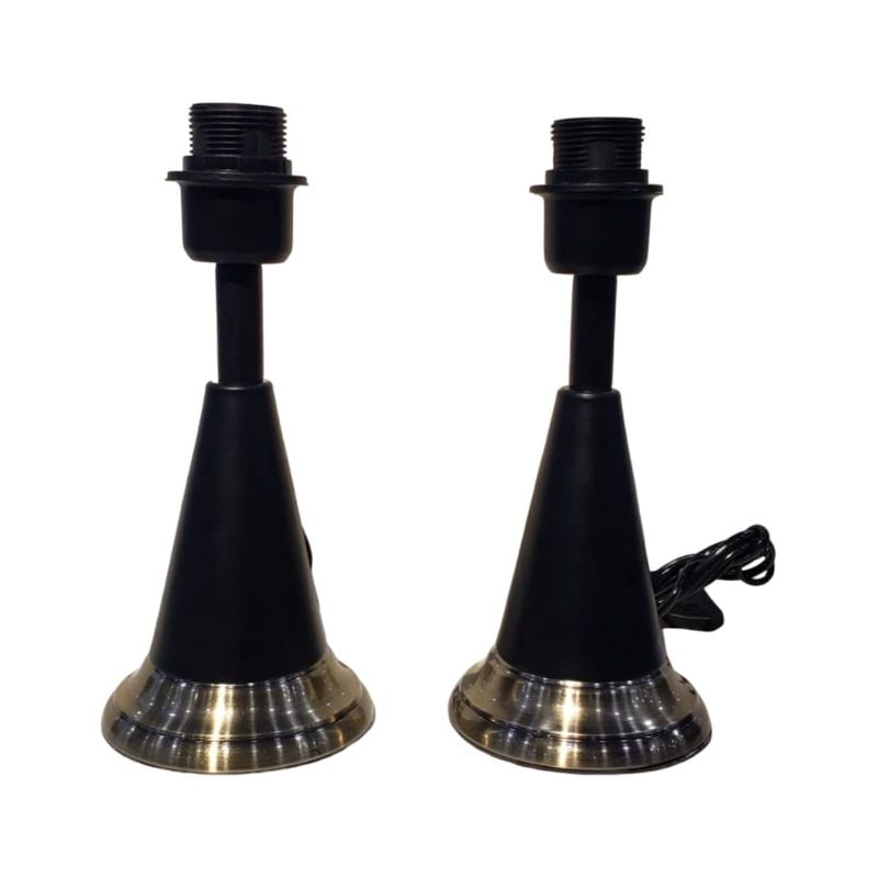 1 Piece Black Cone Design Lamp