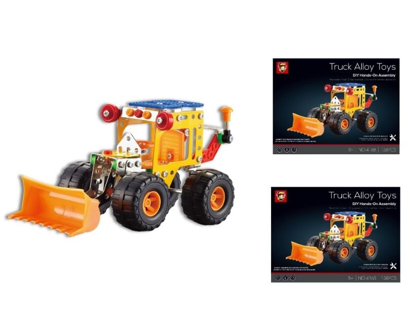 Lego Backhoe Loadder Truck Metal 138pcs