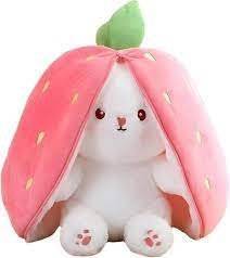 50Cm Strawberry Rabbit Stuff Toy