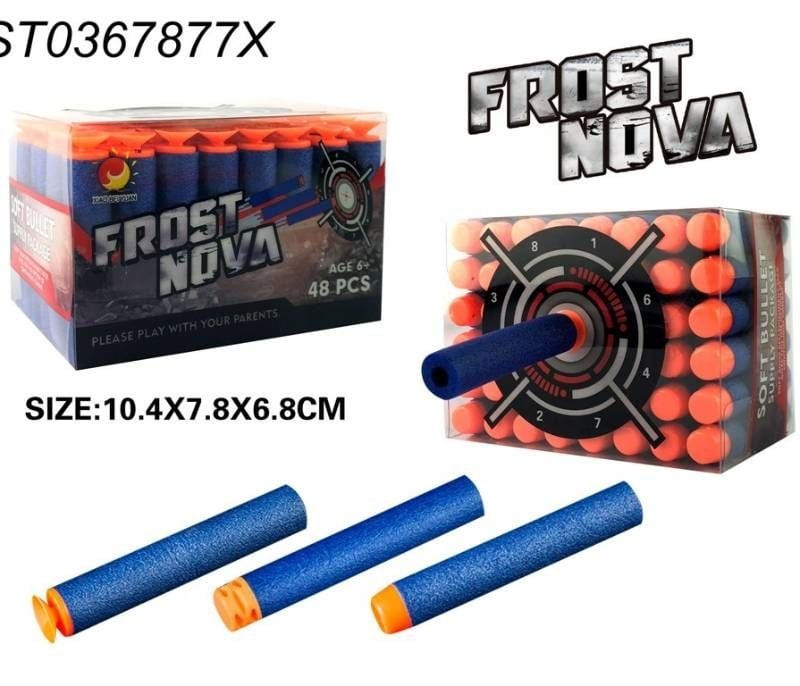 Eva Bullet,48Pcs/Pvc Box New