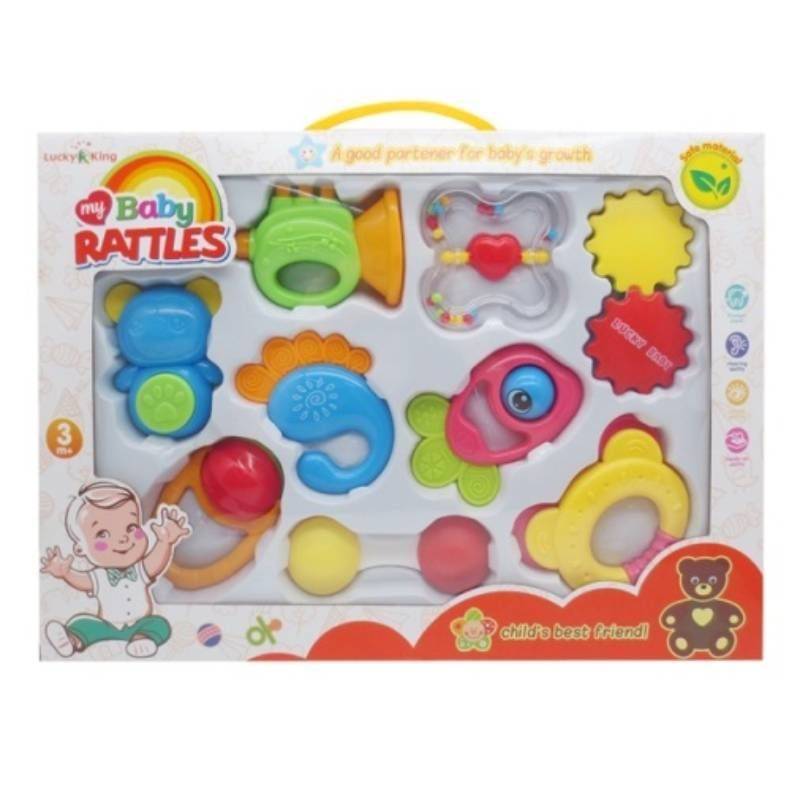 Rattles 9Pcs Wb Flat Pack