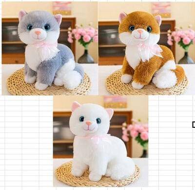 Sitting Cat 3 Colors 35Cm Large