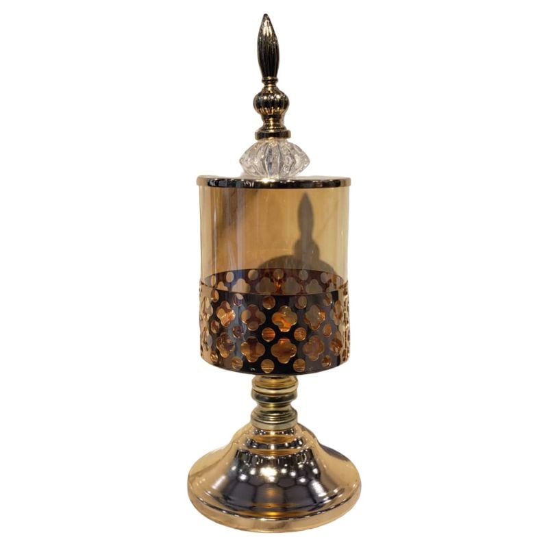 Gold Trim Jar