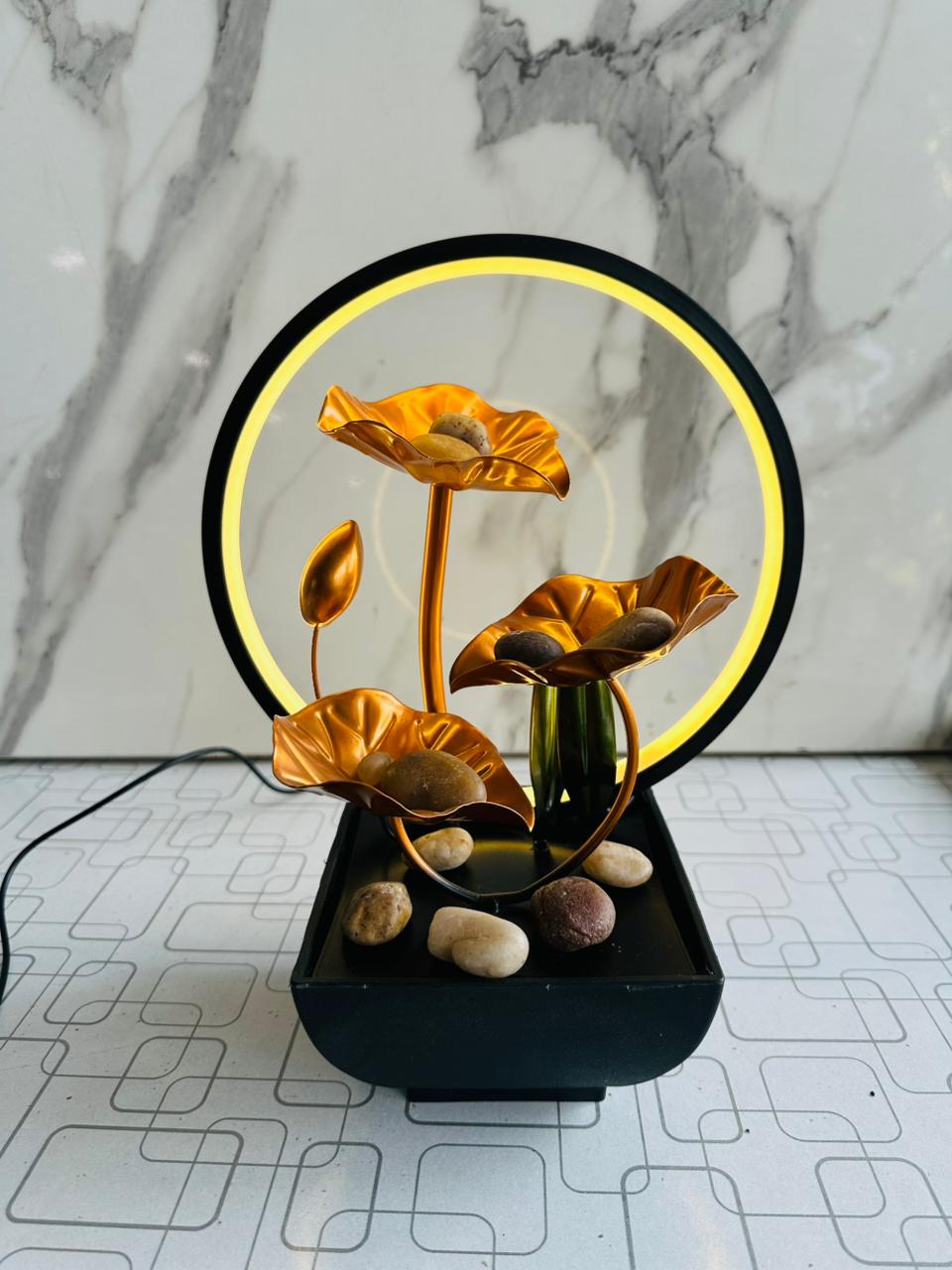 Water Fall show piece with LED light
