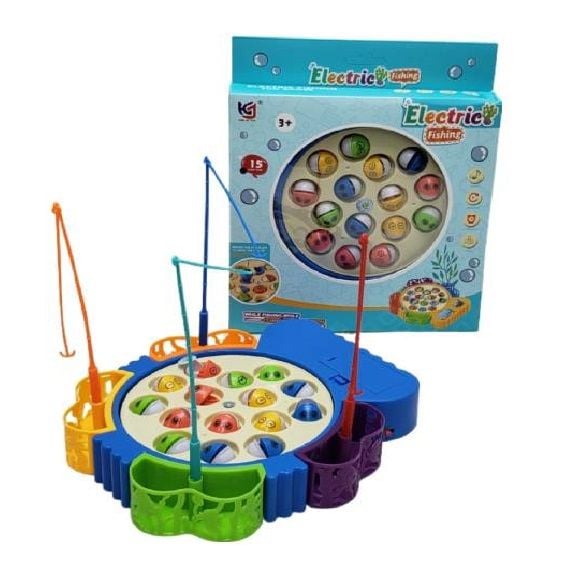 Bo Fishing Set 3Colors. W/Out2*Aa. W.Box
(Main Body+Parts, Totally 10 Pcs)