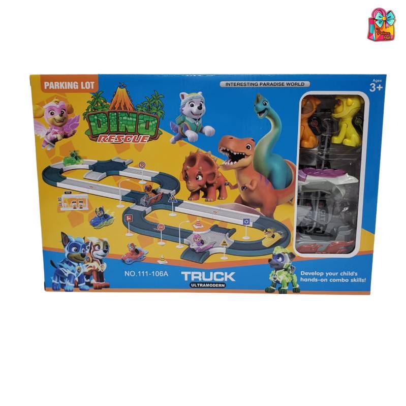 Dino Rescue Parking Lot