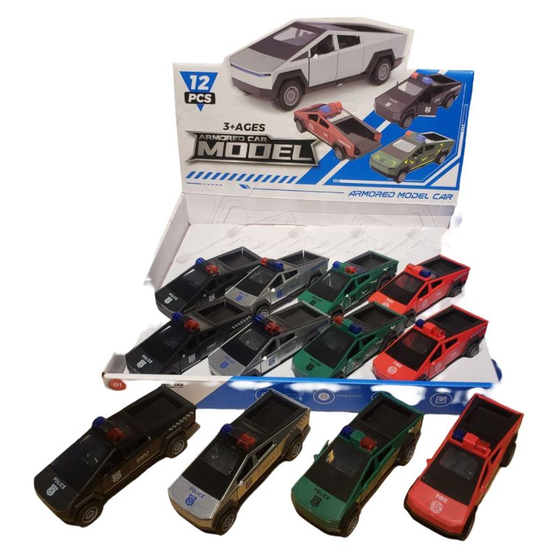 Police Cyber-Truck Dinki Toy {Each Piece}
