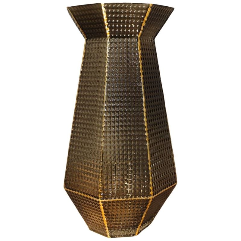 White & Gray Vase L 16-9.