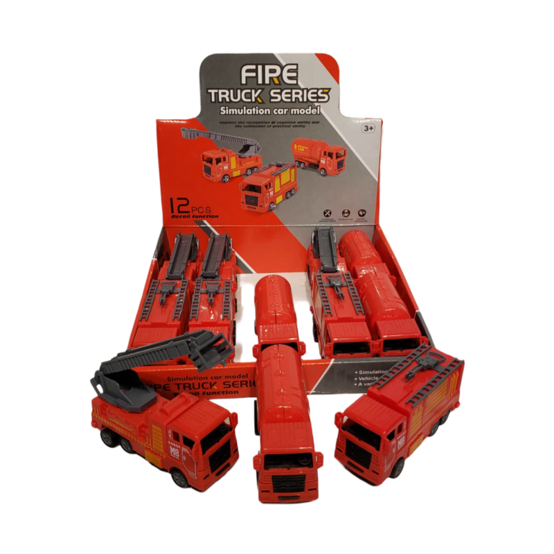 Fire Truck Fleet Vehicle box of 12