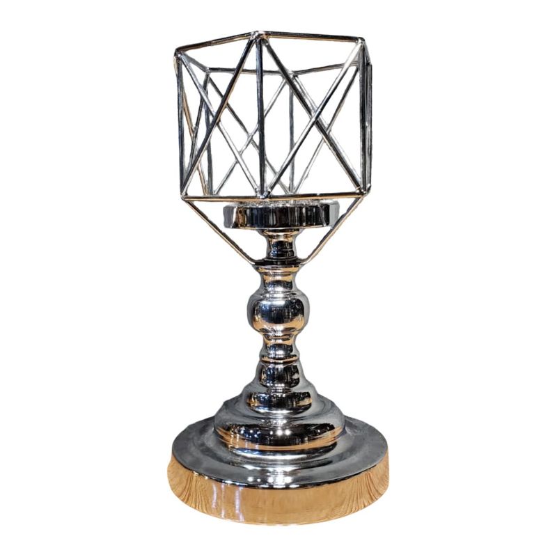 Geometric wire-frame Candle Stand