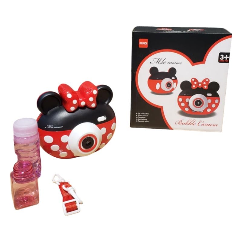 B/O Minne Bubble Camera W/Light & Music