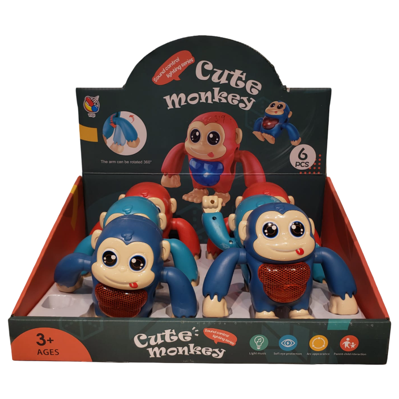 B/O Monkeyw/Light And Sound,W/Out Batter