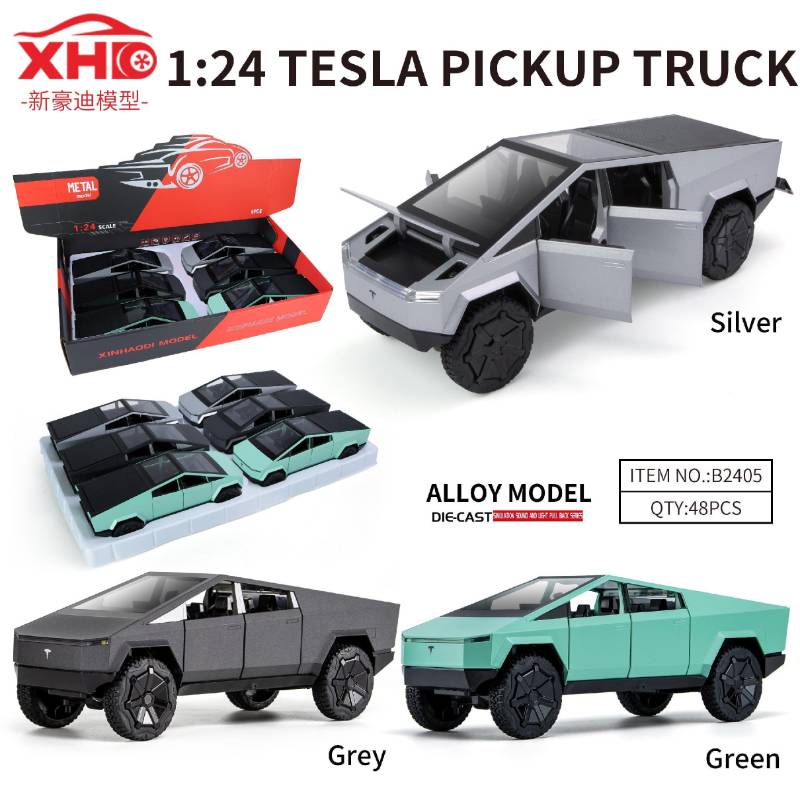 1:24 P/B Metal Car Open 6 Doors 3 Colour