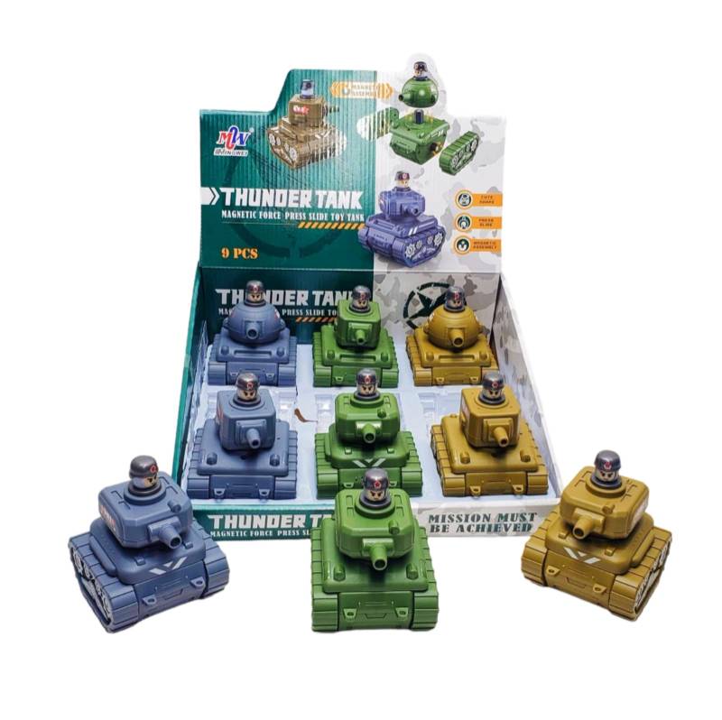 Thunder Tank Press Toys(9Pcs)