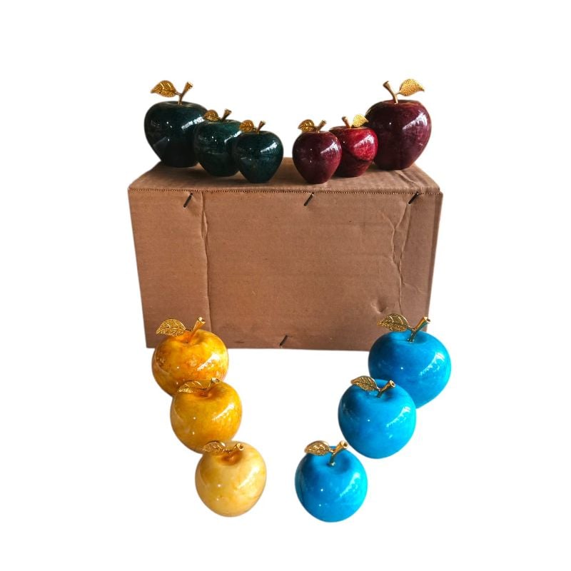 Marble Apple {Set of 3}