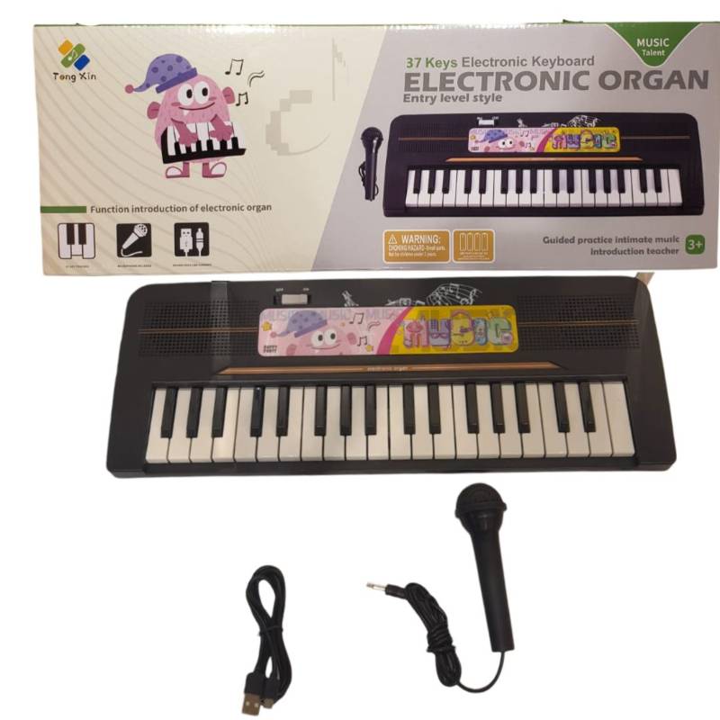 37 Keys Electronic Organ W Mic Music&Usb
