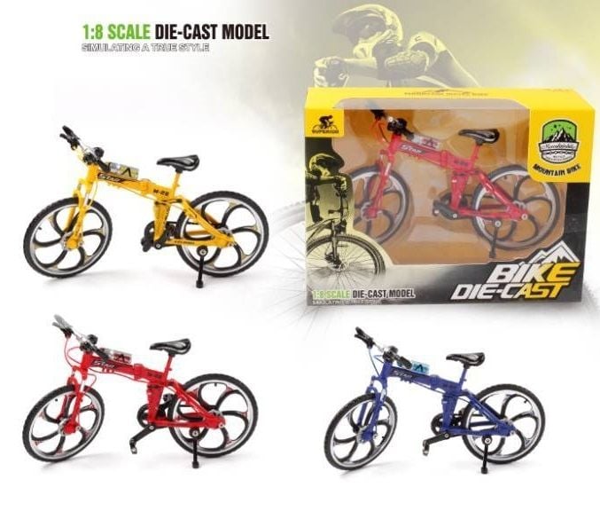 Die Cast Bike,3 Colour Mix W.Bx {Each Piece}