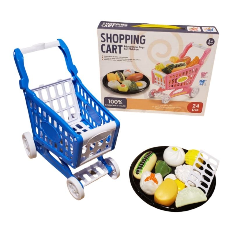 Shopping Cart W/Cutting Food P.Bx
