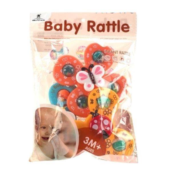 Baby Rattle,3Pcs/Sealed Bag