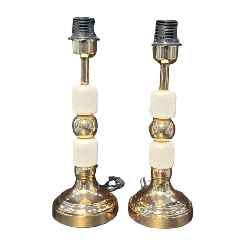 1 Piece Marble Rosegold Colour Lamp