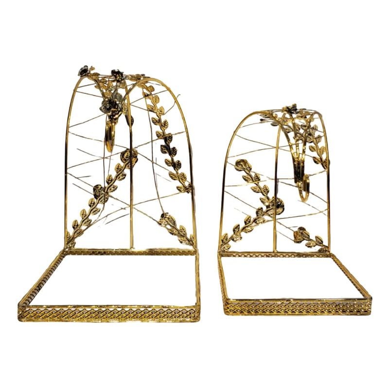 Ornate Gold Metal Jewelry Organizer