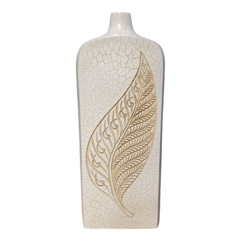 Leaf Printed Vase {Large Size}