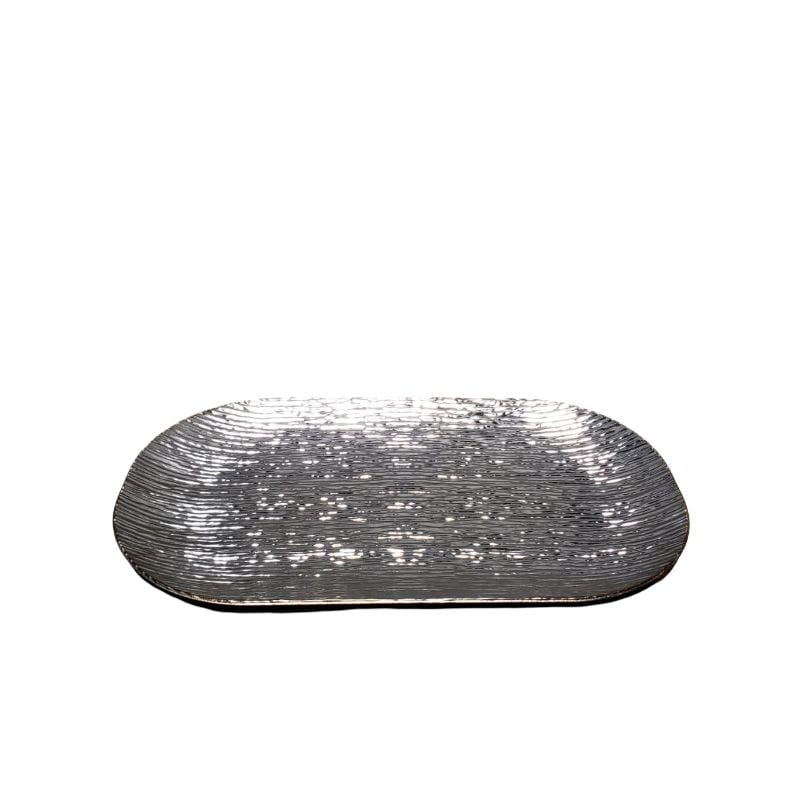 Silver Dust Serving Tray