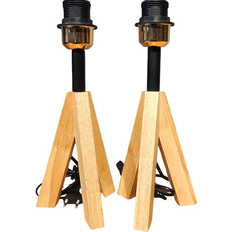 Tripod Wooden Lamp XL Size {Each Piece}