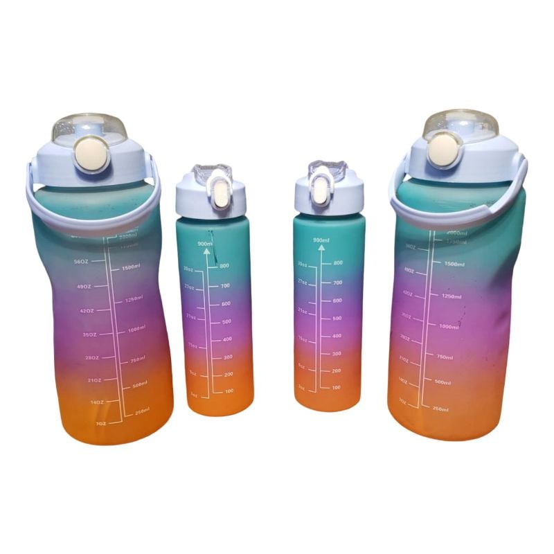 Plastic Bottel2000/800/300Ml {Pack Of 3 Bottles}